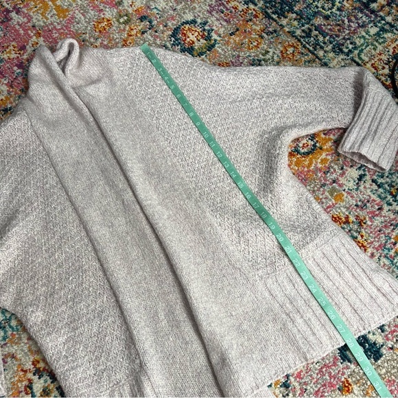 Angel of the North Lavender Chauvet Open Cotton Alpaca Cardigan Sweater Small - Picture 13 of 13
